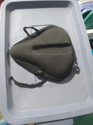 Cojín de asiento de bicicleta Bikeroo - Funda acolchada de gel ancha ajustable para hombre y mujer - Imagen 1 de 4