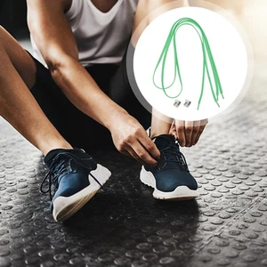 2 Pairs Lazy Shoelaces Men and Women Child Elastic Stretch for Sneakers - Picture 1 of 12