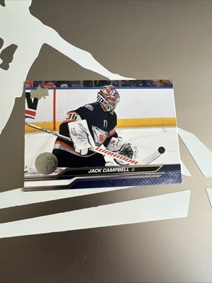 Jack Campbell 2023-24 Upper Deck Series 1 #72 Edmonton Oilers Card - Image 1 of 2