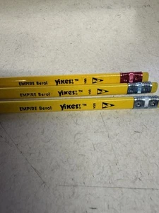 Vintage Yikes Pencil Lot Of 3 Empire Berol Triangle Pencils No 2 - Picture 1 of 6