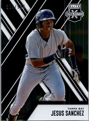 2017 Panini Elite Extra Edition #122 Jesus Sanchez #/999 - Image 1 of 2