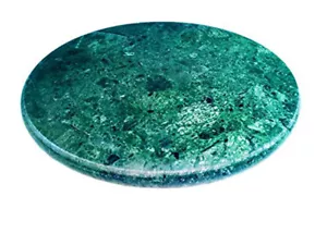 Hand Made Durable Marble Natural Green Marble Chakla for Making Roti/Chapati - Bild 1 von 1