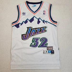 Maglia Adidas Hardwood Classics NBA #32 Utah Jazz Karl Malone taglia M - Foto 1 di 9