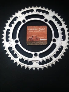 CAMPAGNOLO X2 CHAINRING 5 bolts 52/42T 122bcd PLATEAU VELO SUPER RECORD PISTA ?? - Picture 1 of 17