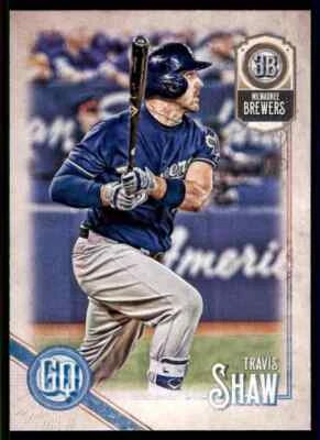 2018 Topps Gypsy Queen Travis Shaw #154 Milwaukee Brewers - Image 1 of 2