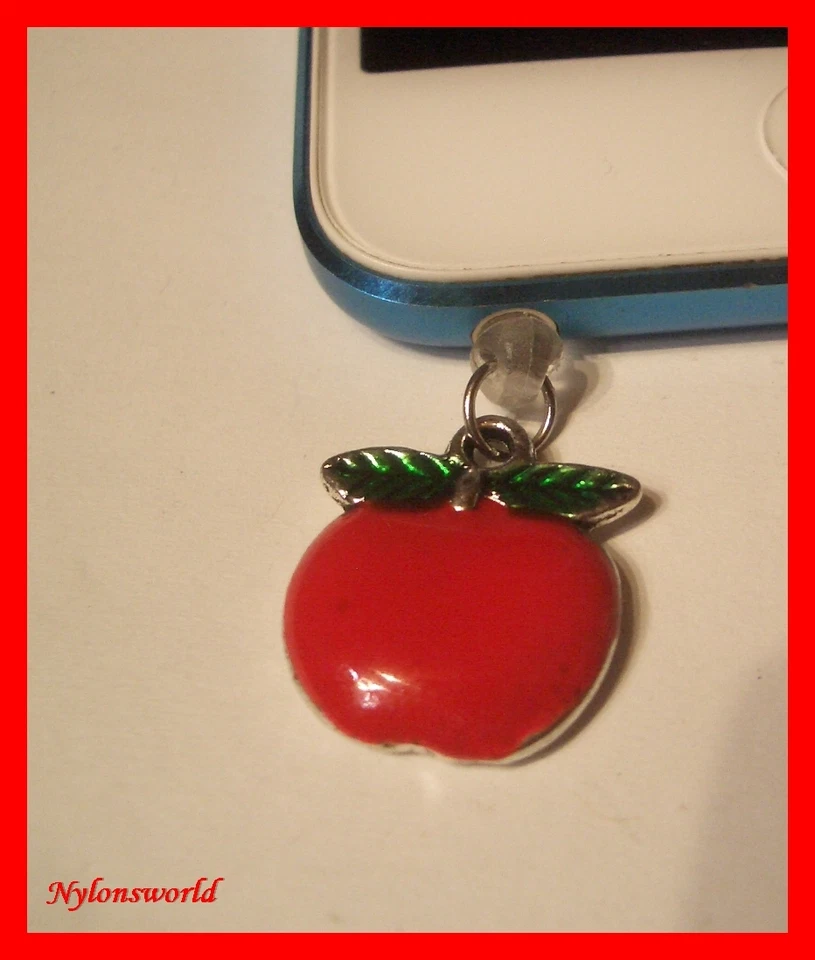 Süßer Handy Staubschutz Stöpsel Stecker Roter Apfel NEU        (c881) - Bild 1 von 1