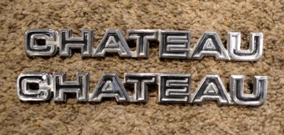 1975-1979 FORD ECONOLINE VAN E150 CHATEAU EMBLEM BADGE DECAL OEM AUTHENTIC Foto 1 de 4