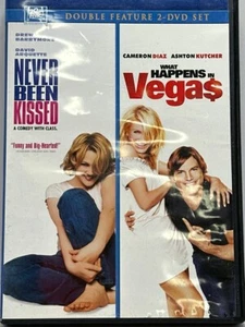 Never Been Kissed And What Happens In Vegas Double Feature DVD Set Height 7 - Picture 1 of 4