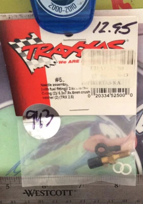 Traxxas 5250 NeedleAssembly,2.5x1.15mmO-Ring5.3x7.8x.6mmCrushWasher🇺🇸USA Shipp - Image 1 of 2