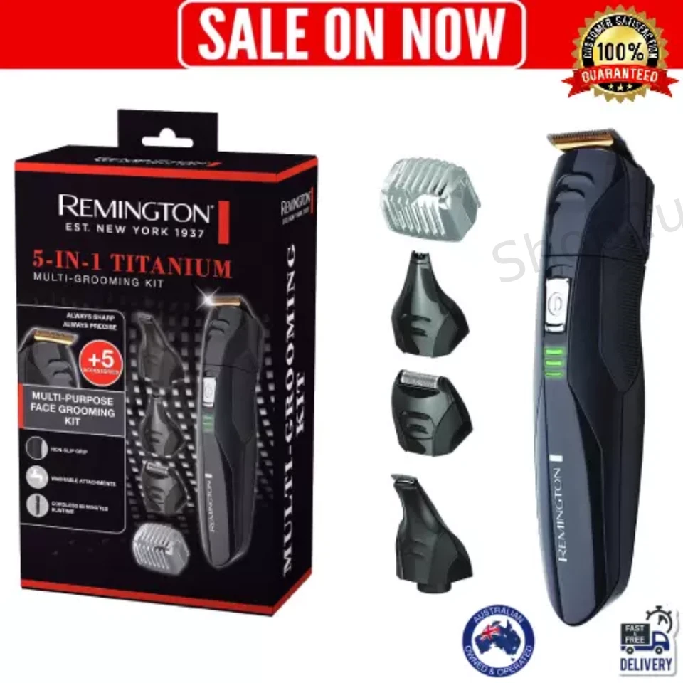 Remington Cordless Beard Trimmer Hair Body Clipper Shaver Groomer Rechargeable - image 1 of 4