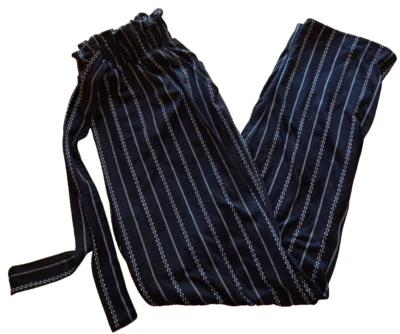 Pantalones para mujer Joe Benbasset grandes blancos y negros cintura elástica poliéster Foto 1 de 4