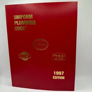 Uniform Plumbing Code 1997 Edition By International Association Of Plumbing And - Foto 1 di 4