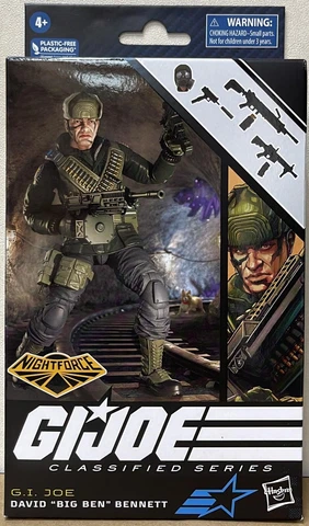 IN HAND HASBRO G.I.JOE CLASSIFIED SERIES 77 DAVID BIG BEN BENNETT ACTION FIGURE Cover