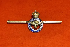 SECOND WORLD WAR- ROYAL  AIR FORCE-STIRLING SILVER AND ENAMEL-SWEETHEARTS BROOCH - Picture 1 of 6