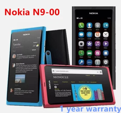 Original Nokia Lumia N9-00 Touchscreen 16GB Wifi 3G Unlocked GPS Smartphone - Image 1 of 4