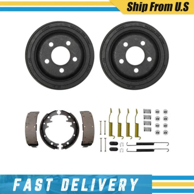 Tambores de freno traseros zapatas de freno y herrajes kit de resorte para Chrysler Imperial 1981 Foto 1 de 4