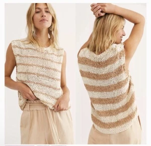Free People Women's XS Wave After Wave Loopy Knit Sleeveless Sweater New Tags - Bild 1 von 2