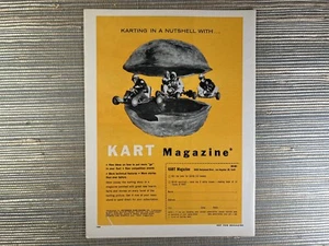 Kart Magazine Karting in a Nutshell Go Petersen Publishing 1961 Vintage Print Ad - Imagen 1 de 1
