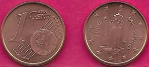 SAN MARINO 1 EURO CENT 2006-R BU 1st TYPE,THE THIRD TOWER,MONTVALE AROUND IT,TWE - Picture 1 of 1
