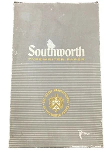 Southworth Typewriter Paper 13E Parchment Deed 8 1/2 x 13 in Plain Reg Finish - Picture 1 of 11