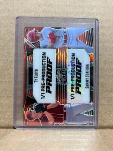 Ty Floyd Sammy Stafura 2024 Leaf Baseball 1/1 Pre Production Proof - Picture 1 of 1