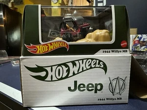Hot Wheels Willys MB Jeep Red GXJ27 Limited Edition 8097/25000 RLC Spectraflame - Picture 1 of 5