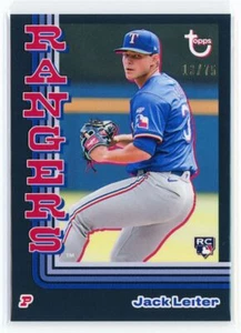 2024 Topps Brooklyn Collezione Black Jack Leiter /75 RC - Foto 1 di 2
