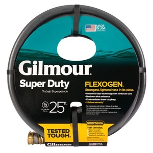 Flexogen 5/8 in x 25 ft Garden Hose, Heavy Duty Water Hose, Flexible and Kink... - Picture 1 of 6