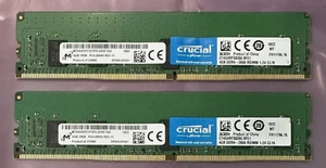 2x Crucial CT4G4RFS8266.9FE1 4GB DDR4-2666 PC4-21300 ECC Registered RAM | 8GB - Picture 1 of 1