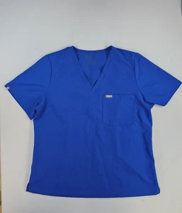 Figs Scrub Technical Collection Top Damen XXLARGE Kurzarm Blau A1 - Bild 1 von 5
