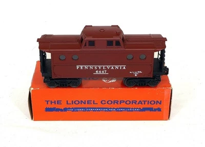 Mint Brand New Postwar Lionel 6447 Pennsylvania Caboose From 1963~w/OB~SCARCE! - Image 1 of 4