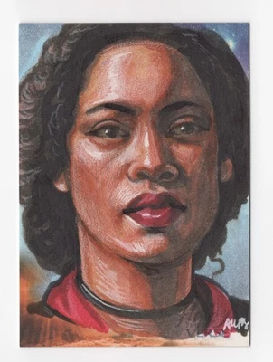Zoe Washburne 2015 UD Firefly The Verse Sketch Card by Ashleigh Popplewell  1/1 - Image 1 of 2