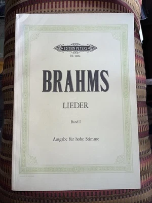Brahms Lieder Band 1 Songs, Vol. 1 for High Voice Edition Peters 3201a NEW - Image 1 of 4