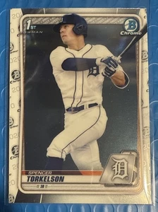 Spencer Torkelson 2020 Bowman Draft #BD-121 Chrome Refractor - Picture 1 of 6