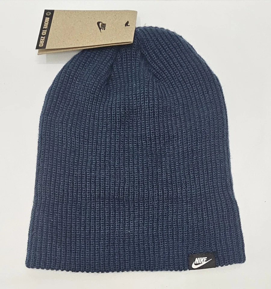 Nike Terra Short Cuffed Beanie Unisex Adults Cap Hat Armory Navy HF0176-478
