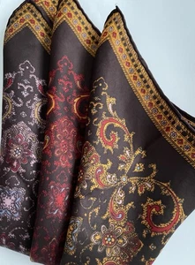 Pocket Square, 18 Inch, Multicoloured Patterns - Picture 1 of 6