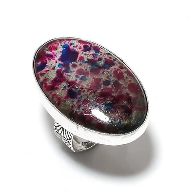 Multi Labradorite Gemstone 925 Sterling Silver Gift Jewelry Ring Size 7 V553 - Image 1 of 3