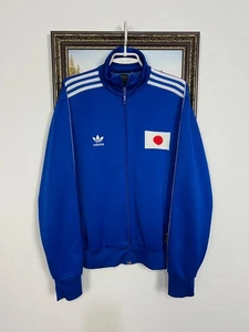 Vintage Adidas Originals Nippon Japan Blue Jacket Mens Rare Track Top Size M - Picture 1 of 16