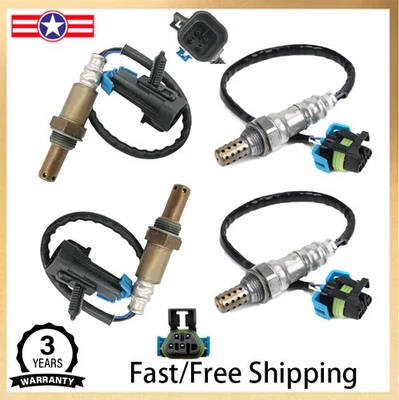 Set of 4 Oxygen Sensor Up+Downstream For 2006 2007 CHEVROLET TRAILBLAZER 5.3L V8 - Image 1 of 4