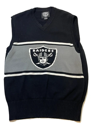 UTS LA Los Angeles Raiders Sweater Vest Size Medium Logo Navy Cover