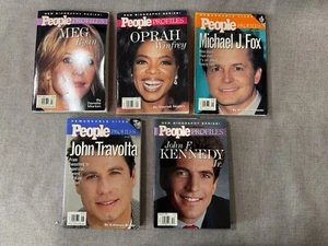 People Profiles Lot of 5 Assorted Meg, Oprah, Michael, John, JFK jr - Picture 1 of 4