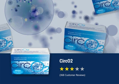 Potenciador de oxígeno y soporte de circulación CircaO2 30 pastillas por caja Foto 1 de 2