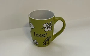 Christian Art Gifts 2010 Green Trust Mug John 15 5 - Picture 1 of 7