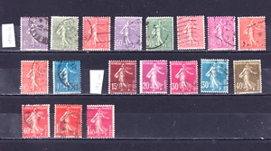 France 1924-26 Definitives (2 Sets) USED FR582 - Picture 1 of 2