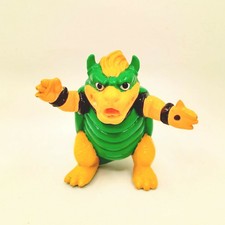 Vintage Nintendo Super Mario Bros BOWSER Figure PVC from Trophy Stand 1988