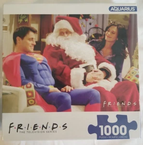 🧩 Friends Christmas 1000 Piece Jigsaw Puzzle 🧩 Superman and Santa Claus SEALED - Picture 1 of 6