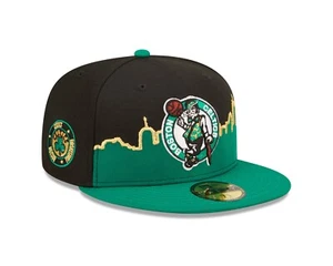 Cappello Boston Celtics New Era NBA Tip Off 59fifty - Nero - Foto 1 di 8