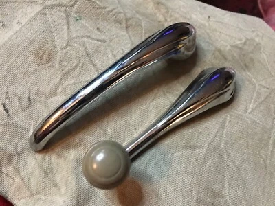 Vintage 1941-1948 Ford CHROME WINDOW CRANK HANDLE truck . mercury dodge peak - Image 1 of 4