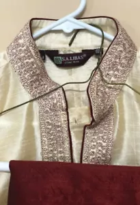 Indian Pakistani Mens shalwar kameez Traditional Cultural Wear. - Picture 1 of 5