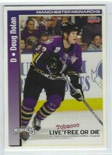Doug Nolan 2004-05 Manchester Monarchs (AHL) Tobacco Prevention